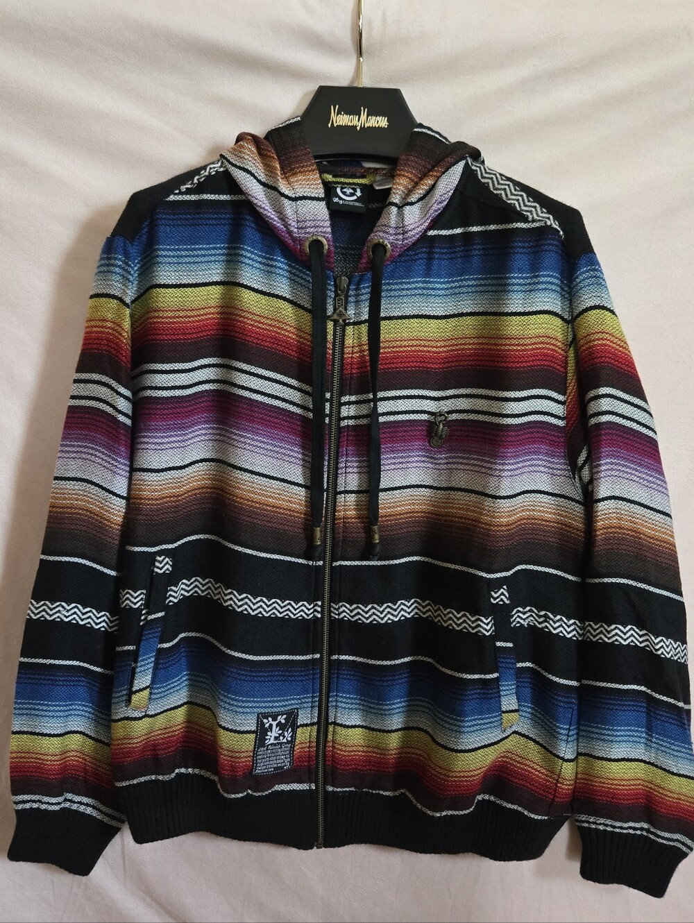 Lifted Research Group LRG Mexican Blanket Hoodie Black Edition